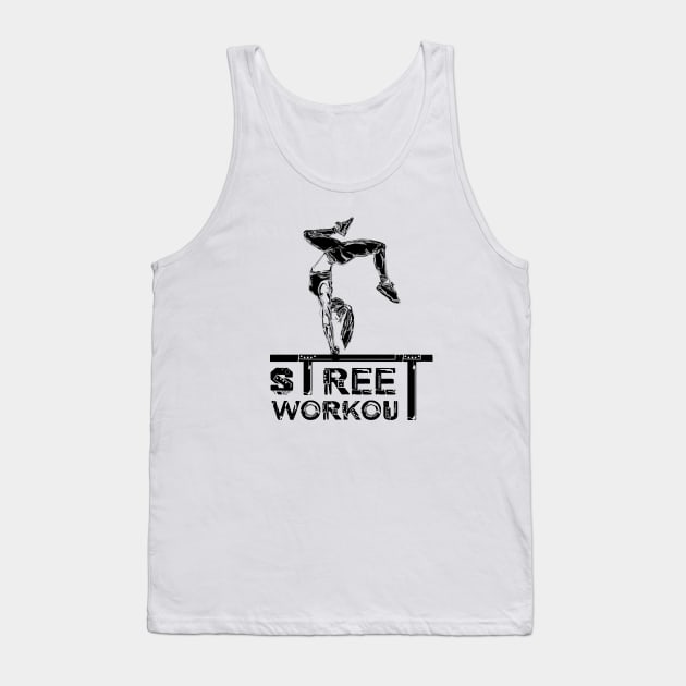 Street Strength workout - Bar sister Tank Top by Speevector